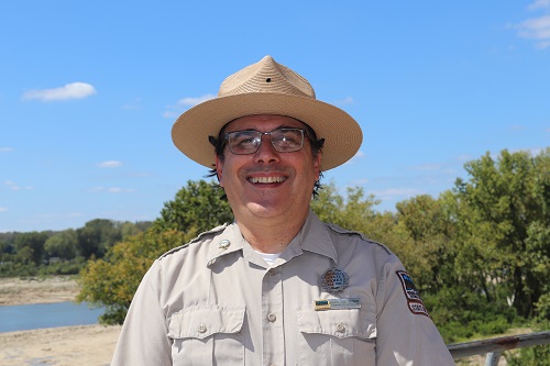 Photo of Alan, Interpretive Naturalist at the Falls of the Ohio State Park in Clarksville, IN since late 1993