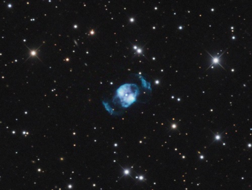 NGC2371-2 a symmetrical planetary nebula in Gemini