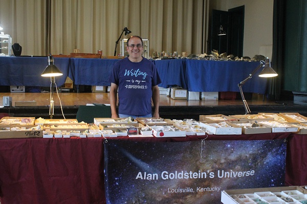 Alan Goldstein at the Clement Museum show in Marion, Kentucky. 