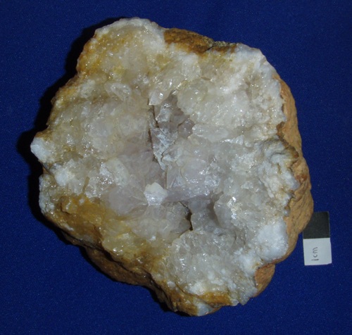Amethystine quartz in large crystals, from a deeply weathered geode found in a field in Bullitt Co., KY. 