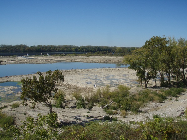 Fossil beds at the Falls of the Ohio, Clarksville, Indiana