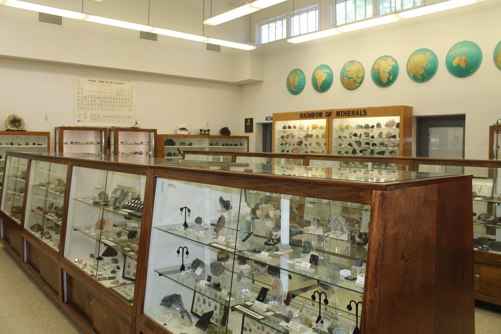 Minerals of the World exhibit room
